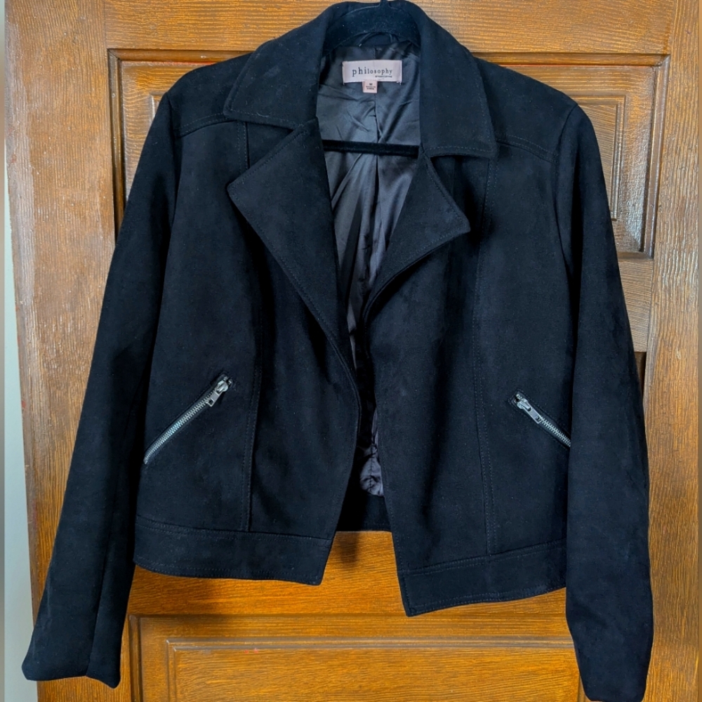 Like New Philosophy Faux Suede Jacket